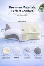 Orthopedic Memory Foam Neck Pillow